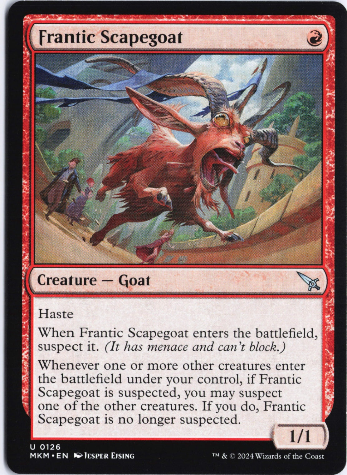 Frantic Scapegoat U Murders at Karlov Manor 126 NM