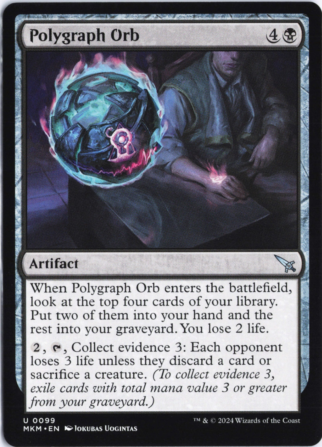 Polygraph Orb U Murders at Karlov Manor 99 NM