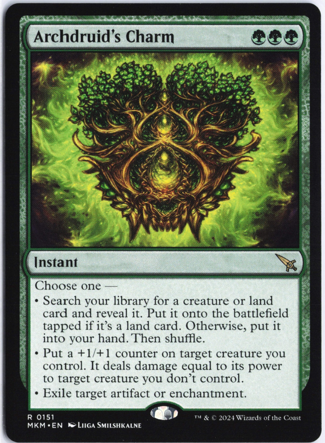 Archdruid's Charm R Murders at Karlov Manor 151 NM