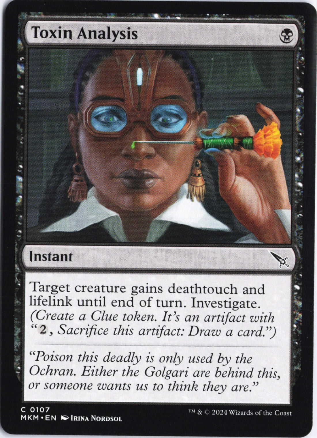 Toxin Analysis C Murders at Karlov Manor 107 NM