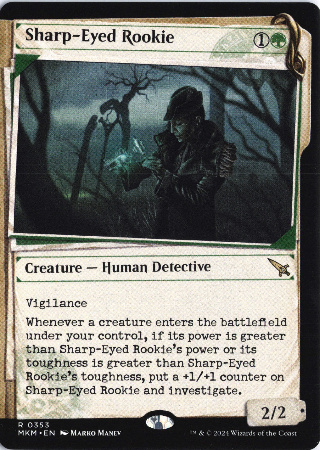 Sharp-Eyed Rookie (Showcase) R Murders at Karlov Manor 353 NM