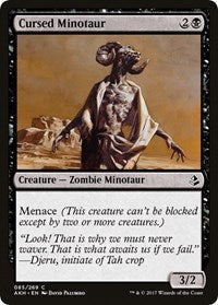 Cursed Minotaur - Amonkhet - 85