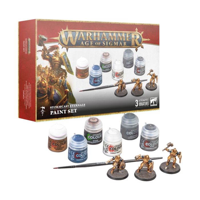 Games Workshop Age Of Sigmar -Stormcast Eternals Paint Set 60-10