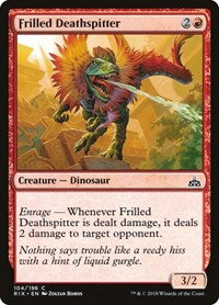 Frilled Deathspitter - Rivals of Ixalan - 104