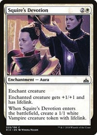 Squire's Devotion - Rivals of Ixalan - 25