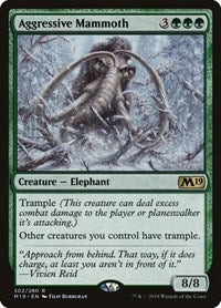 Aggressive Mammoth - Core Set 2019 - 302