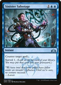 Sinister Sabotage - Guilds of Ravnica - 54