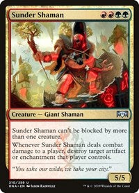 Sunder Shaman - Ravnica Allegiance - 210