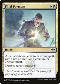 Final Payment - Ravnica Allegiance - 171