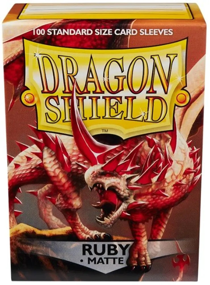 Dragon Shield: Matte Ruby - 100 Ct. Box