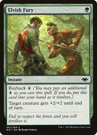 Elvish Fury - Modern Horizons - 162