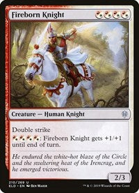 Fireborn Knight - Throne of Eldraine - 210