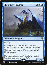 Shimmer Dragon - Throne of Eldraine - 317