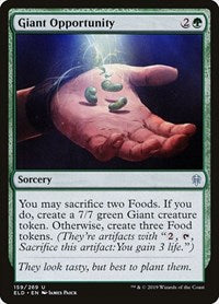 Giant Opportunity - Throne of Eldraine - 159