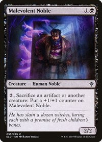 Malevolent Noble - Throne of Eldraine - 95