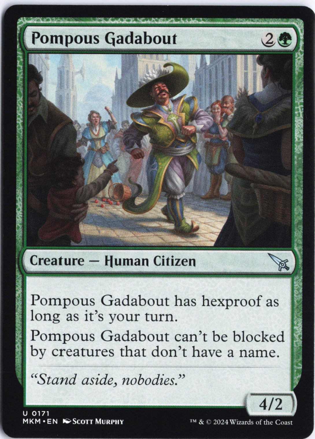 Pompous Gadabout U Murders at Karlov Manor 171 NM