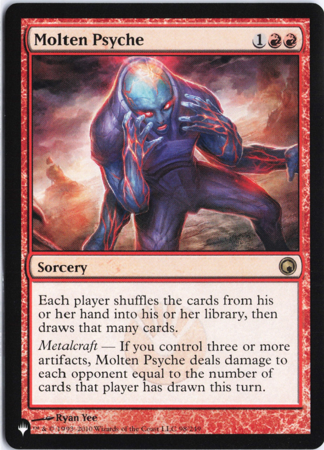 Molten Psyche R The List Reprints 98/249 NM