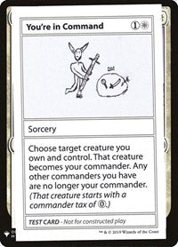 You're In Command - Mystery Booster: Convention Edition Exclusives
