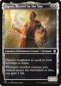 Daxos, Blessed by the Sun (Showcase) - Theros Beyond Death - 258