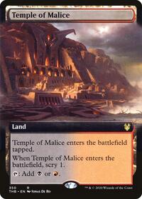 Temple of Malice (Extended Art) - Theros Beyond Death - 350