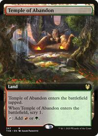 Temple of Abandon (Extended Art) - Theros Beyond Death - 347