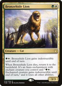 Bronzehide Lion - Theros Beyond Death - 210
