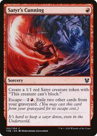 Satyr's Cunning - Theros Beyond Death - 152