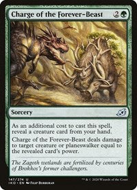 Charge of the Forever-Beast - Ikoria: Lair of Behemoths - 147