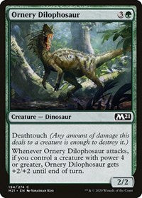 Ornery Dilophosaur - Core Set 2021 - 194