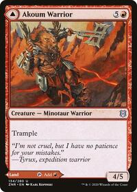 Akoum Warrior - Zendikar Rising - 134