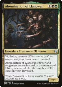Abomination of Llanowar - Commander Legends - 265