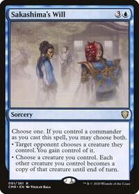 Sakashima's Will - Commander Legends - 91