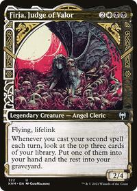 Firja, Judge of Valor (Showcase) - Kaldheim - 322