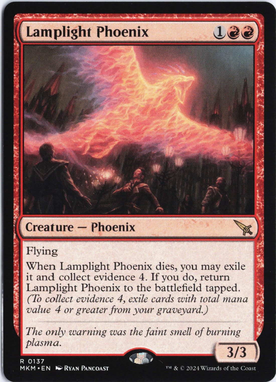 Lamplight Phoenix R Murders at Karlov Manor 137 NM