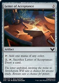 Letter of Acceptance - Strixhaven: School of Mages - 256