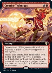 Creative Technique (Extended Art) - Commander 2021 - 376