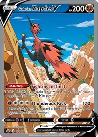 Galarian Zapdos V (Alternate Full Art) - SWSH06: Chilling Reign - 174/198
