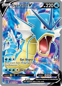 Gyarados V (Full Art) - SWSH07: Evolving Skies - 171/203