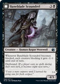 Baneblade Scoundrel - Innistrad: Midnight Hunt - 85