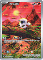 Larvesta Illustration Rare SV: Black Bolt 099/086 NM