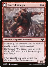 Fearful Villager - Innistrad: Crimson Vow - 157