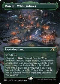Boseiju, Who Endures (Borderless) - Kamigawa: Neon Dynasty - 412