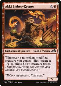 Akki Ember-Keeper - Kamigawa: Neon Dynasty - 130