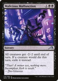 Malicious Malfunction - Kamigawa: Neon Dynasty - 110