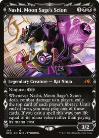 Nashi, Moon Sage's Scion (Showcase) - Kamigawa: Neon Dynasty - 343