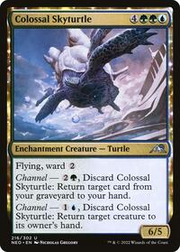 Colossal Skyturtle - Kamigawa: Neon Dynasty - 216