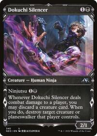 Dokuchi Silencer (Showcase) - Kamigawa: Neon Dynasty - 340