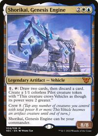 Shorikai, Genesis Engine - Commander: Kamigawa: Neon Dynasty - 4