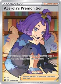 Acerola's Premonition - SWSH09: Brilliant Stars Trainer Gallery - TG24/TG30