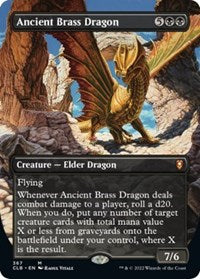 Ancient Brass Dragon (Borderless) - Commander Legends: Battle for Baldur's Gate - 367